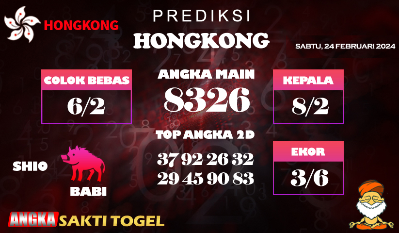 Bocoran Togel Hongkong Angka Sakti 24 Februari 2024 ANGKA SAKTI